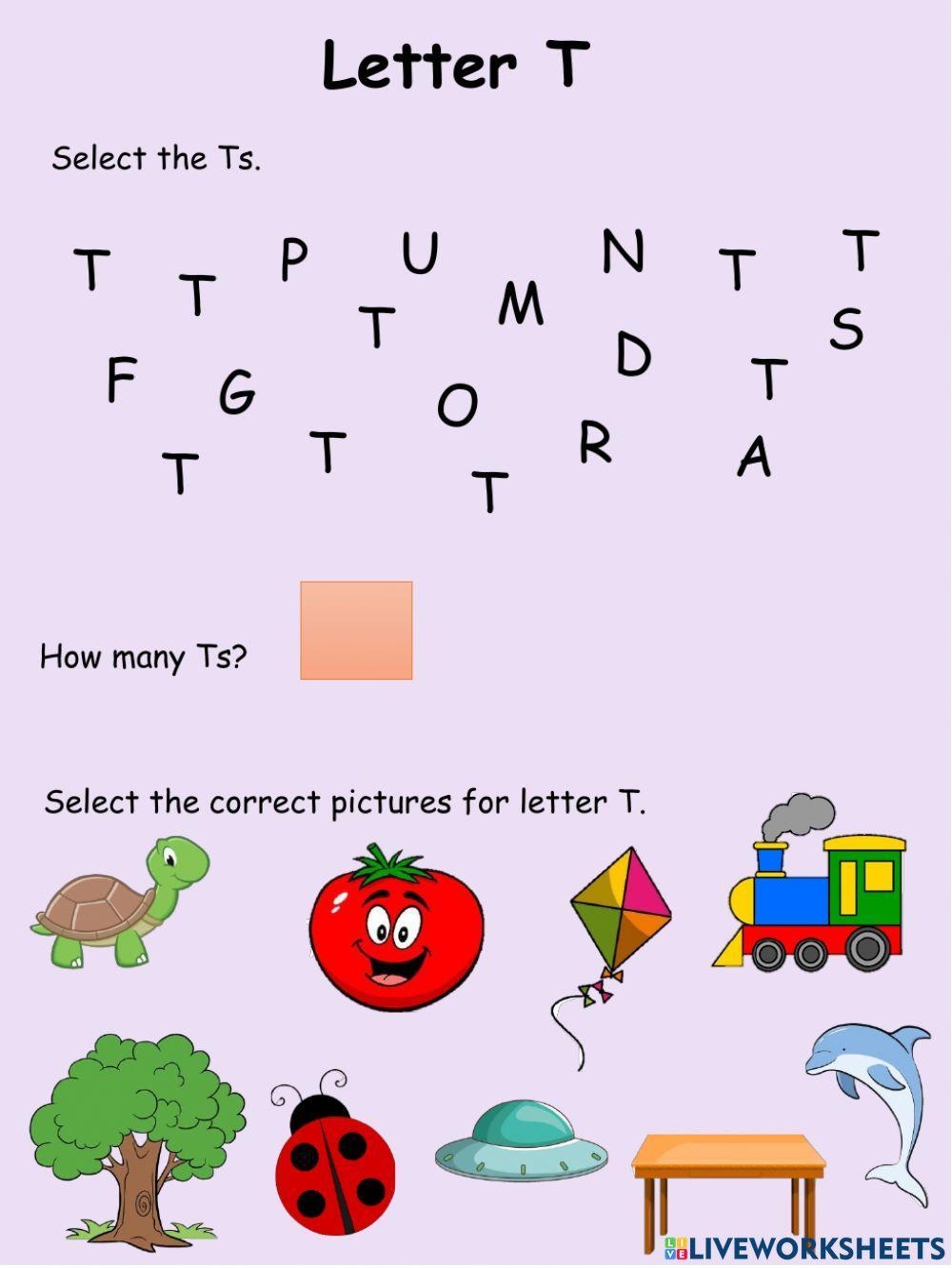 letter t worksheets letter t worksheets