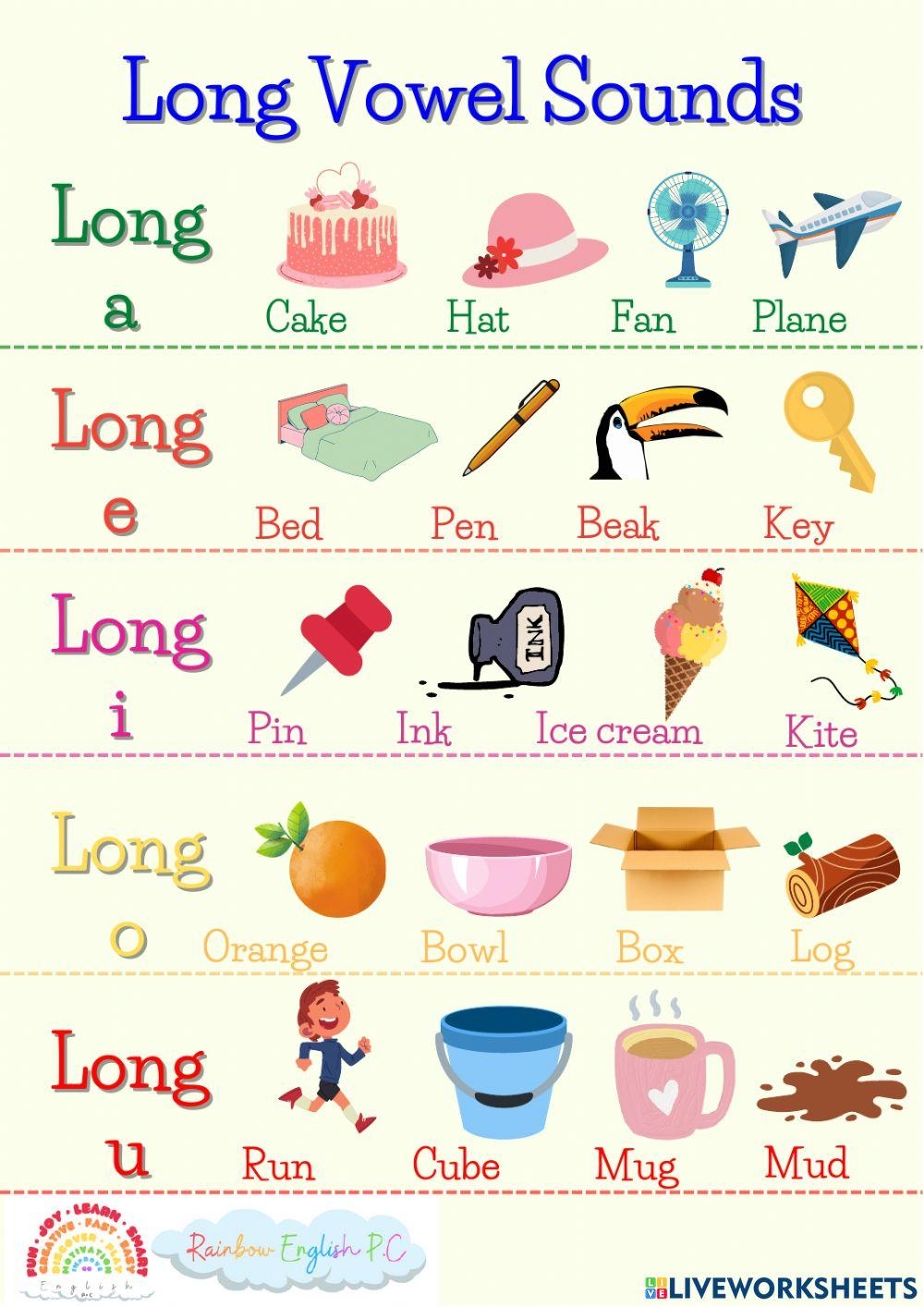 Long Vowels Sound Worksheet Live Worksheets Worksheets Library Long Vowels Sound Worksheet Live Worksheets Worksheets Library