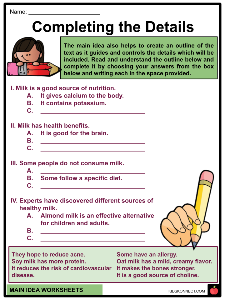 Main Idea Worksheets TheWorksheets CoM TheWorksheets Library Main Idea Worksheets TheWorksheets CoM TheWorksheets Library