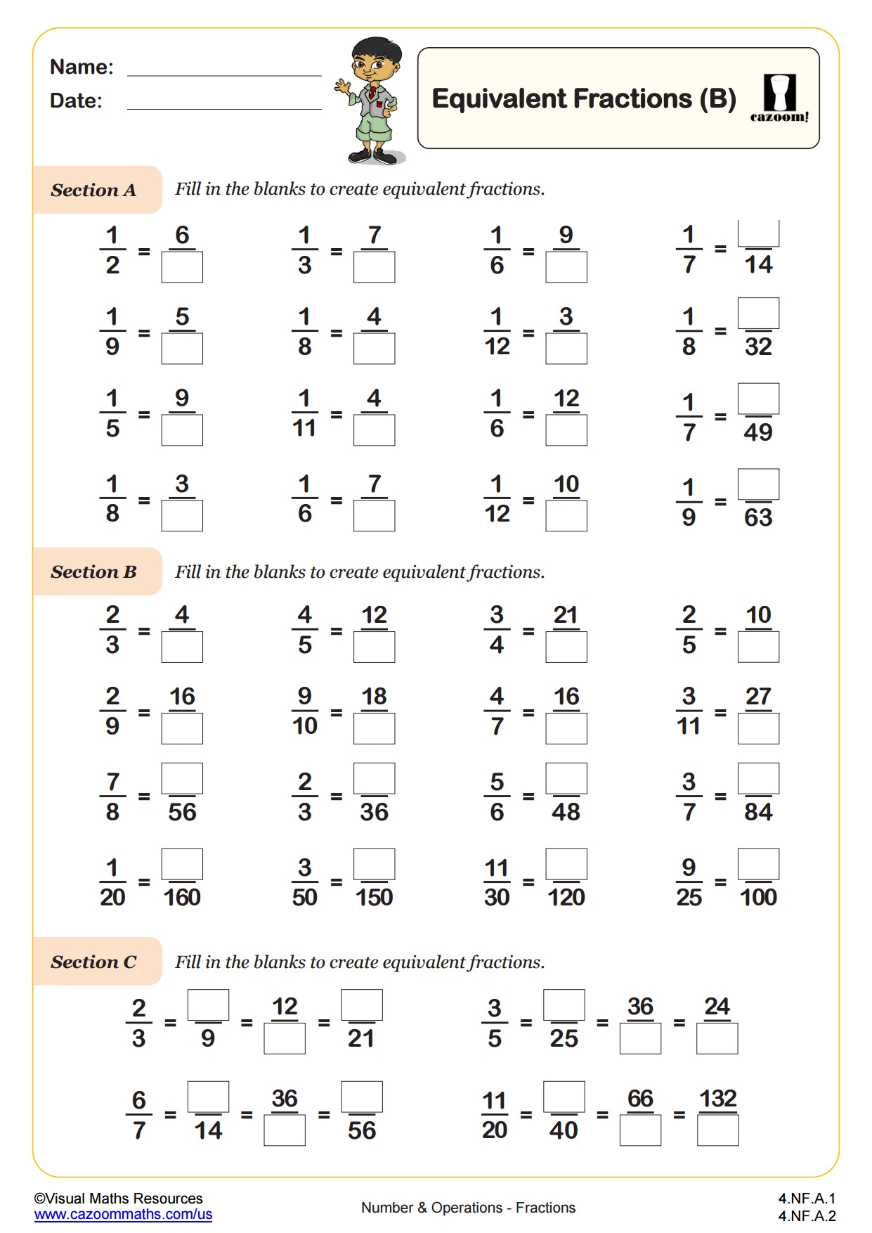 Mastering Fractions The Indispensable Role Of Printable Worksheets For 