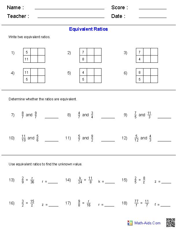 Math Worksheets Dynamically Created Math Worksheets