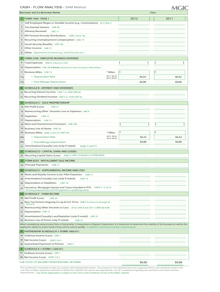 Mgic Income Calculation Worksheet 2021
