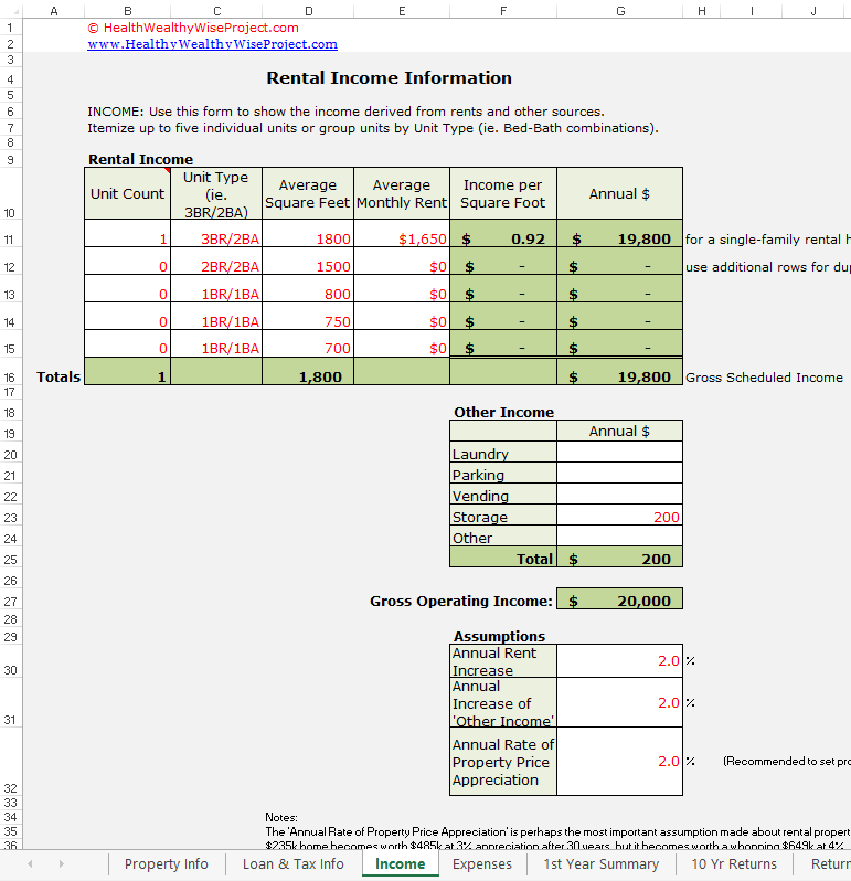Mgic Rental Income Worksheet Adriansonfifth