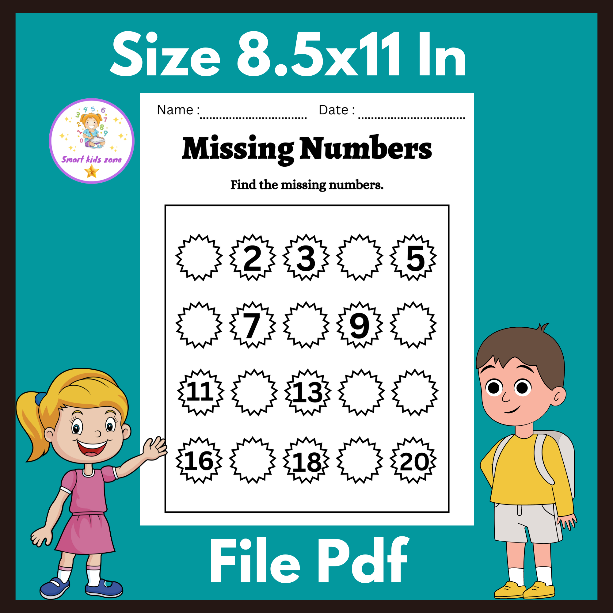 Missing Numbers Worksheets Number Recognition 1 20 Made By Teachers Missing Numbers Worksheets Number Recognition 1 20 Made By Teachers