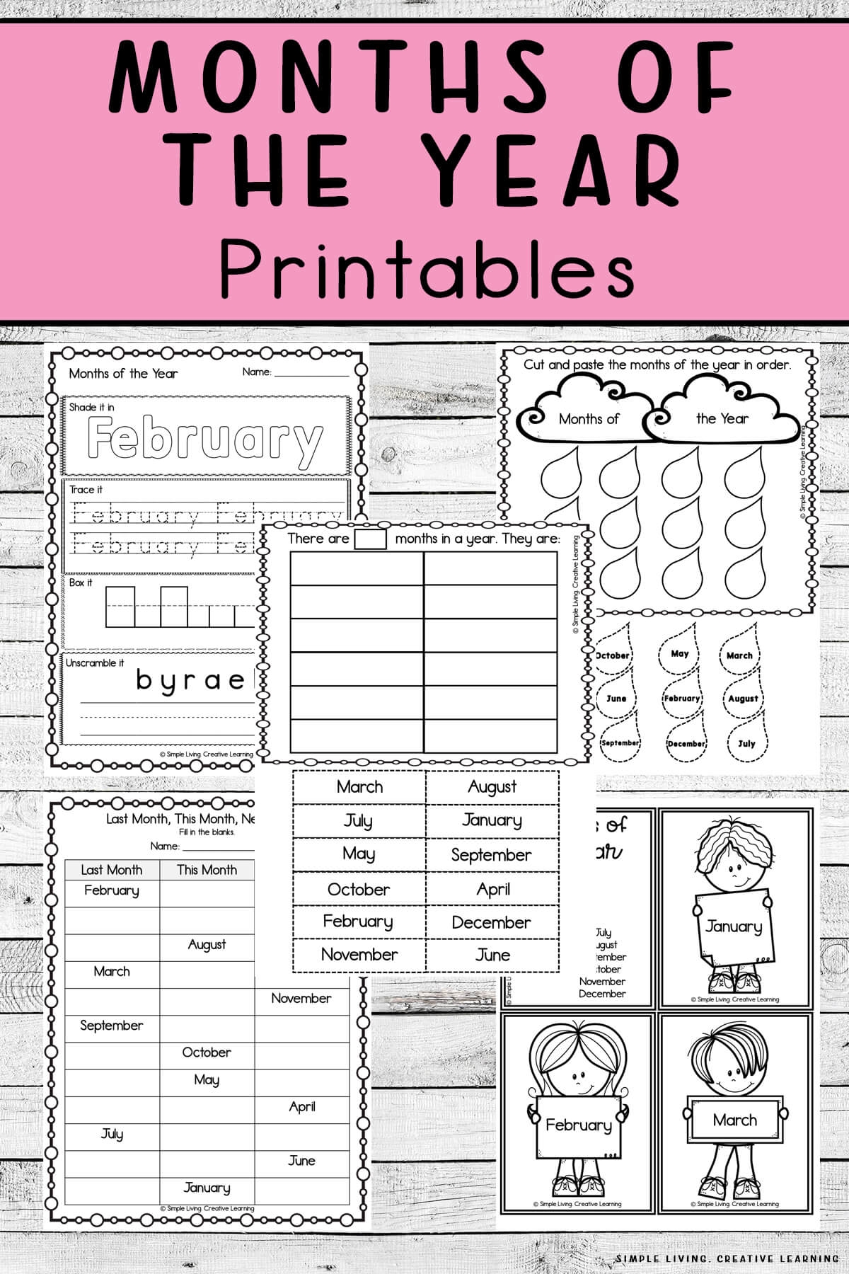Months Of The Year Worksheets Free Printables Worksheets Printable 