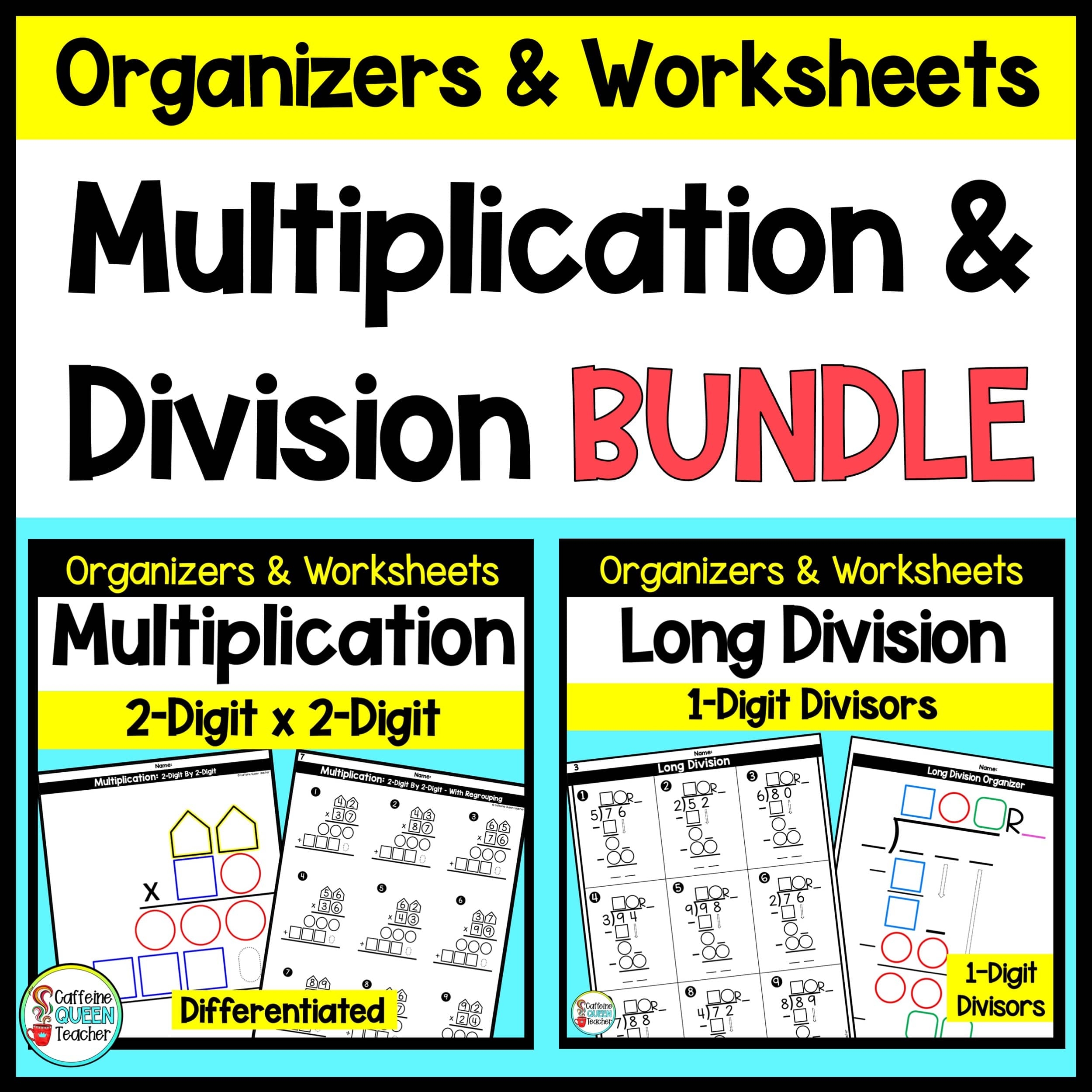 Multiplication And Division Worksheets With Answer Key Worksheets Library