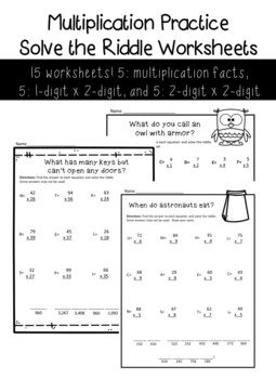 multiplication with zeros riddle worksheet multiplication with zeros riddle worksheet