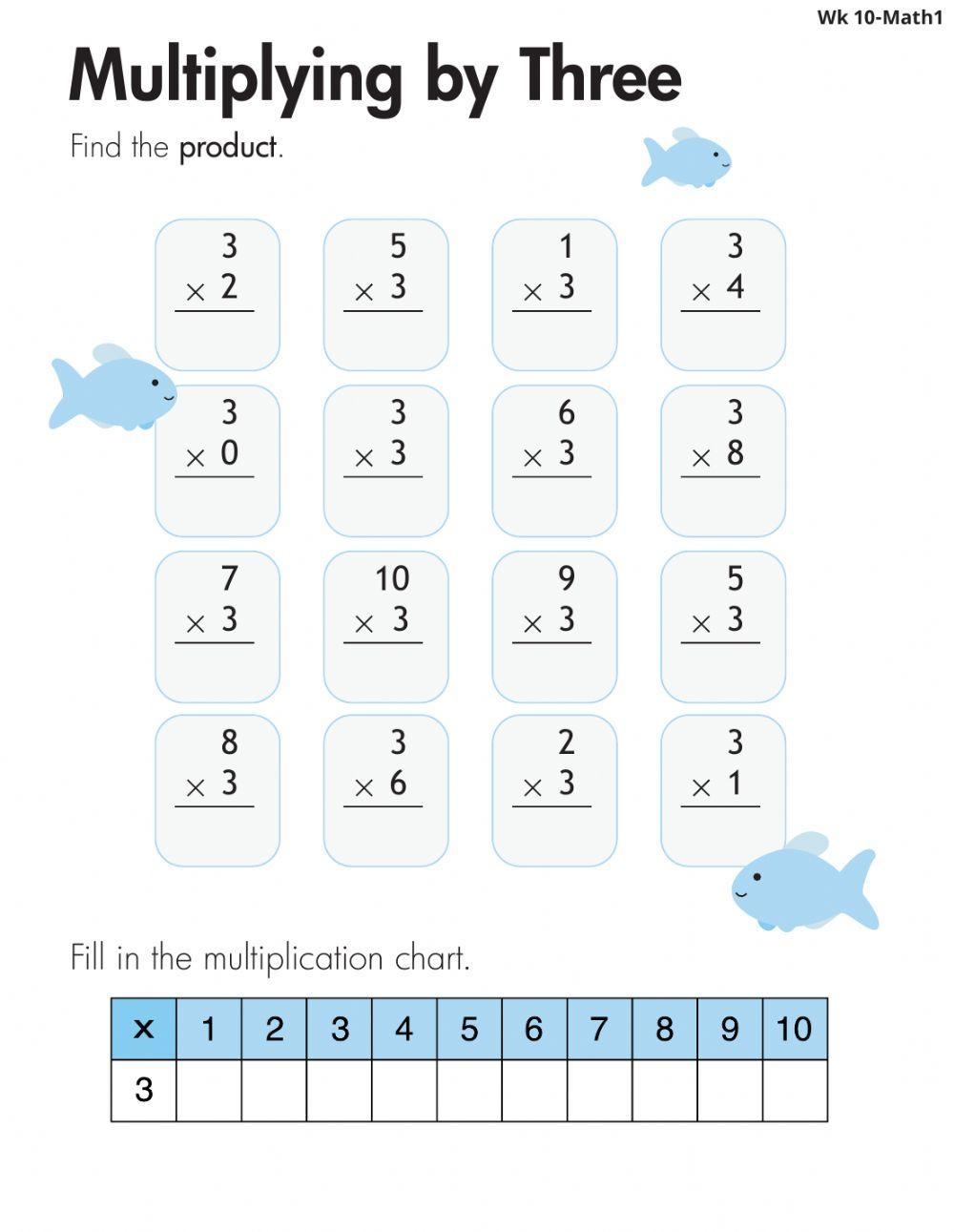 Multiplication Worksheet 3 Practice Sheets For Multiplication Mastery