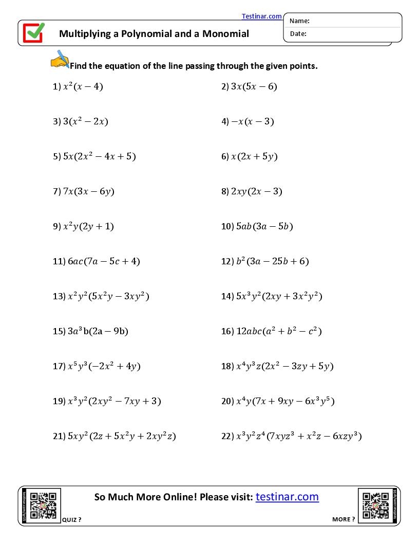 multiplying polynomials worksheet multiplying polynomials worksheet