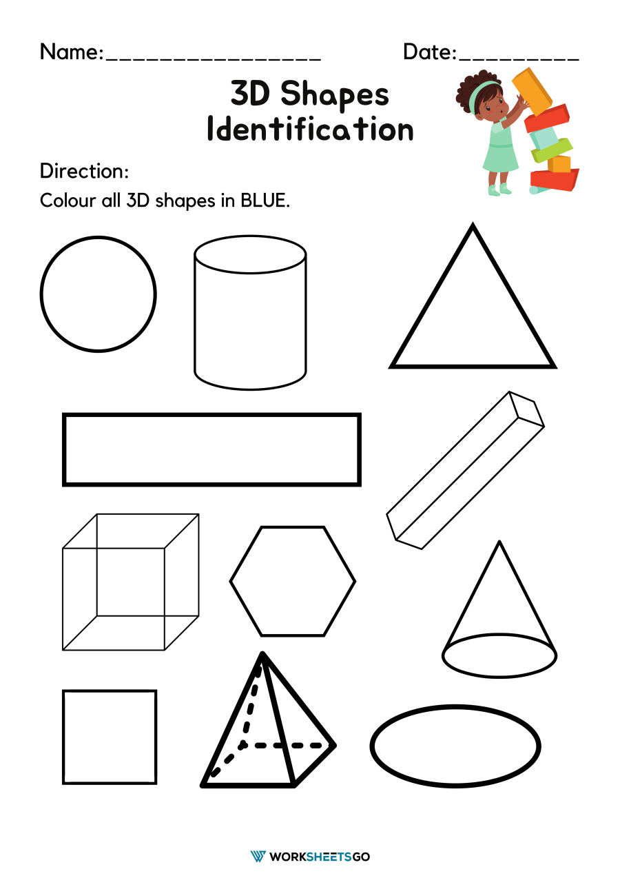 Name 3d Shapes Worksheet Solved Geometry Intro To 3D Shapes Worksheet Name 3d Shapes Worksheet Solved Geometry Intro To 3D Shapes Worksheet