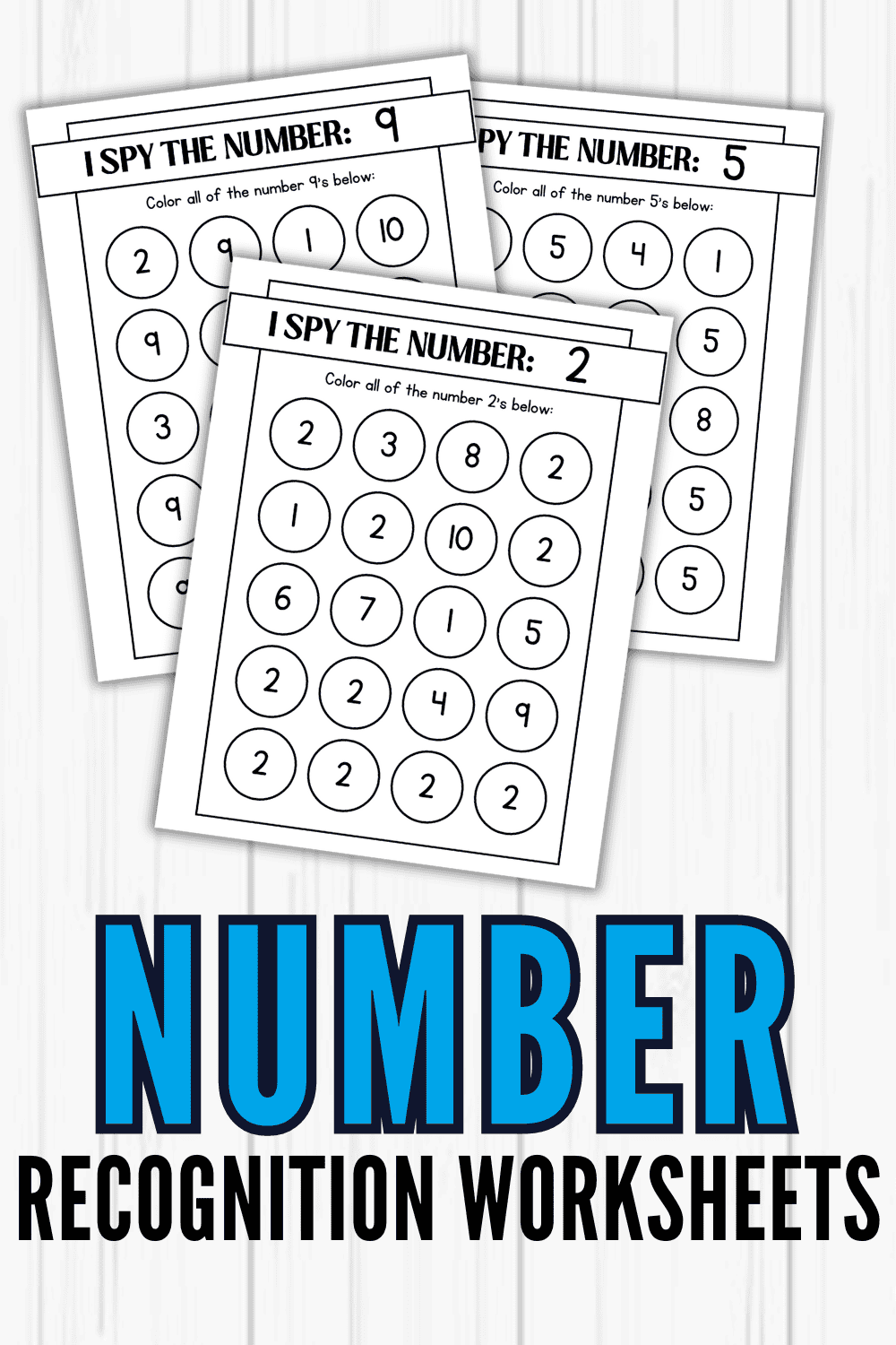 number recognition worksheets number recognition worksheets