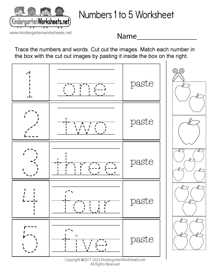number worksheets for kindergarten number worksheets for kindergarten