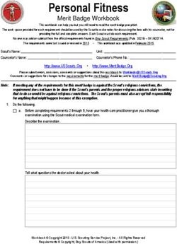 merit badge personal fitness worksheet