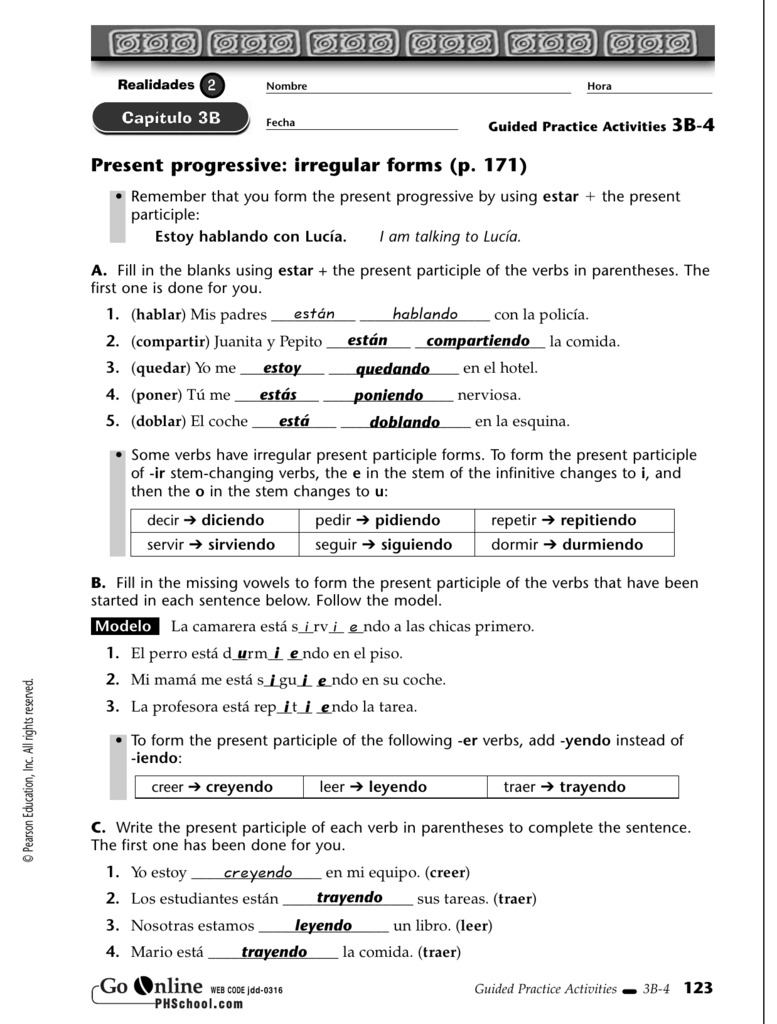 Practice Worksheets Capitulo 2 Answer Key Printable Word Searches