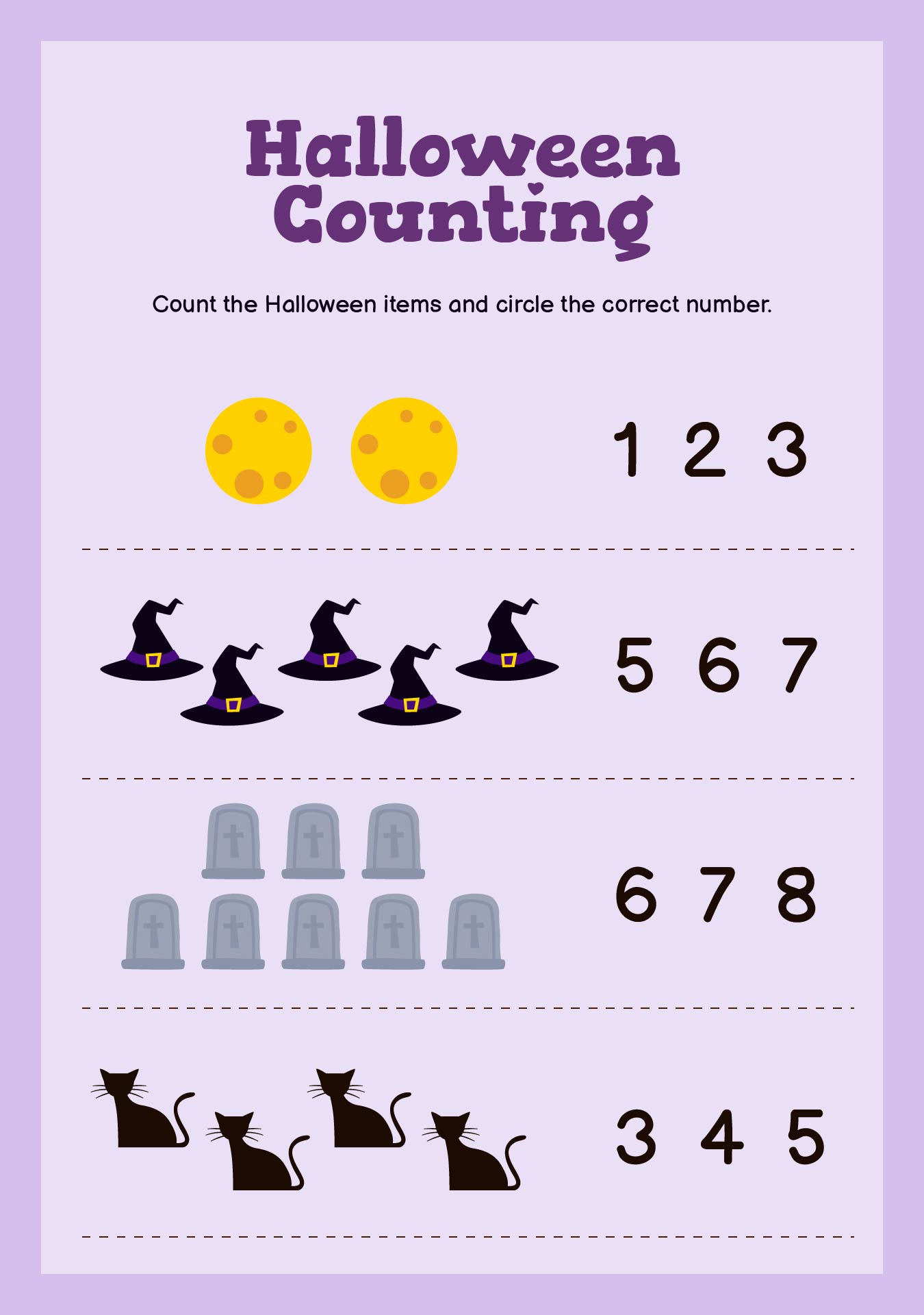 halloween worksheets preschool