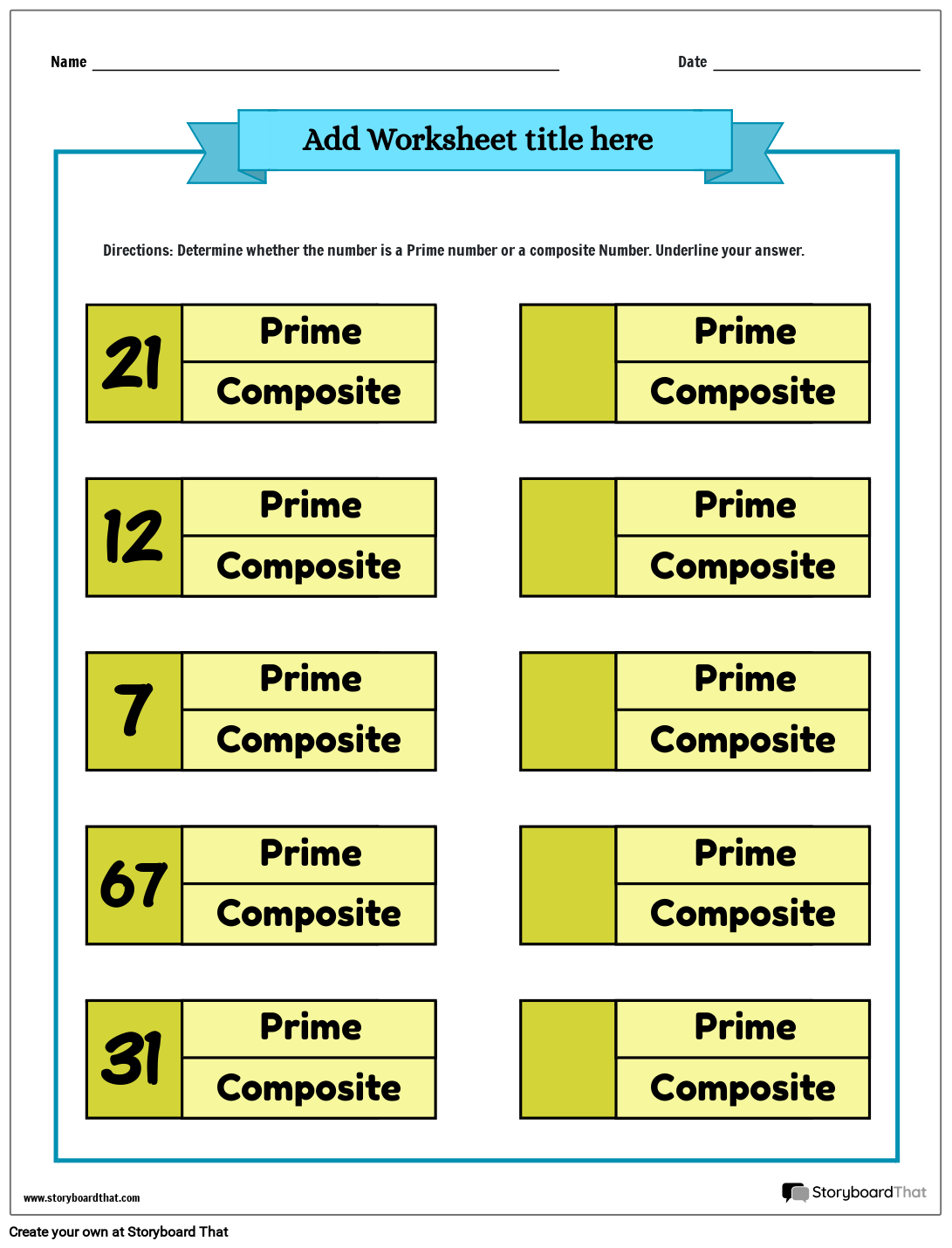 Prime And Composite Numbers Worksheet Twinkl Resources Worksheets Prime And Composite Numbers Worksheet Twinkl Resources Worksheets