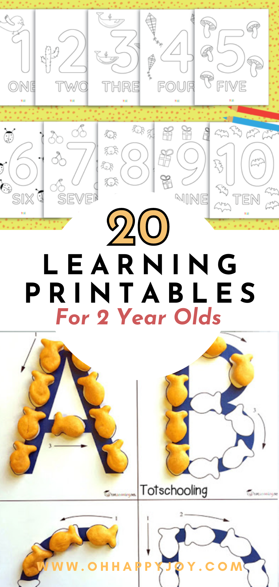 Printable Activities For 2 Year Olds