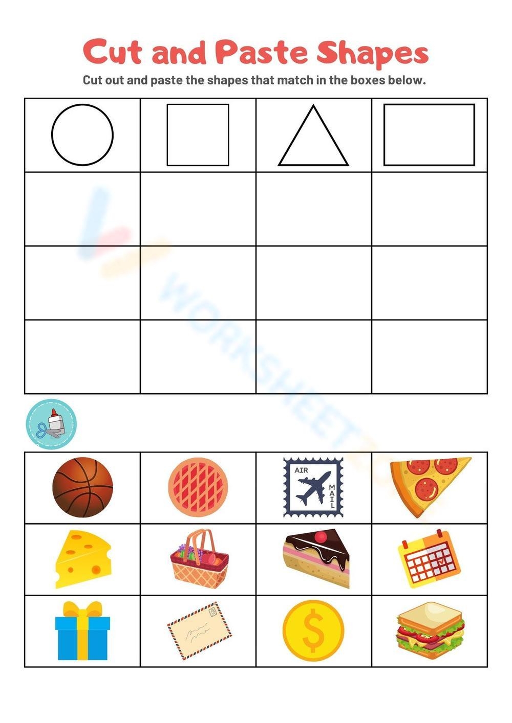 Printable Cut And Paste Worksheets