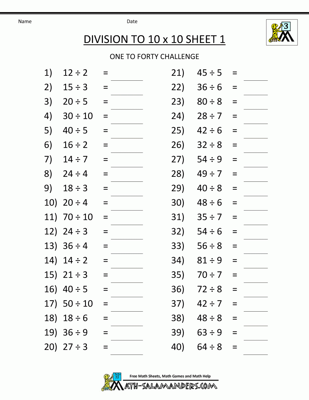 division for 3rd graders worksheets division for 3rd graders worksheets