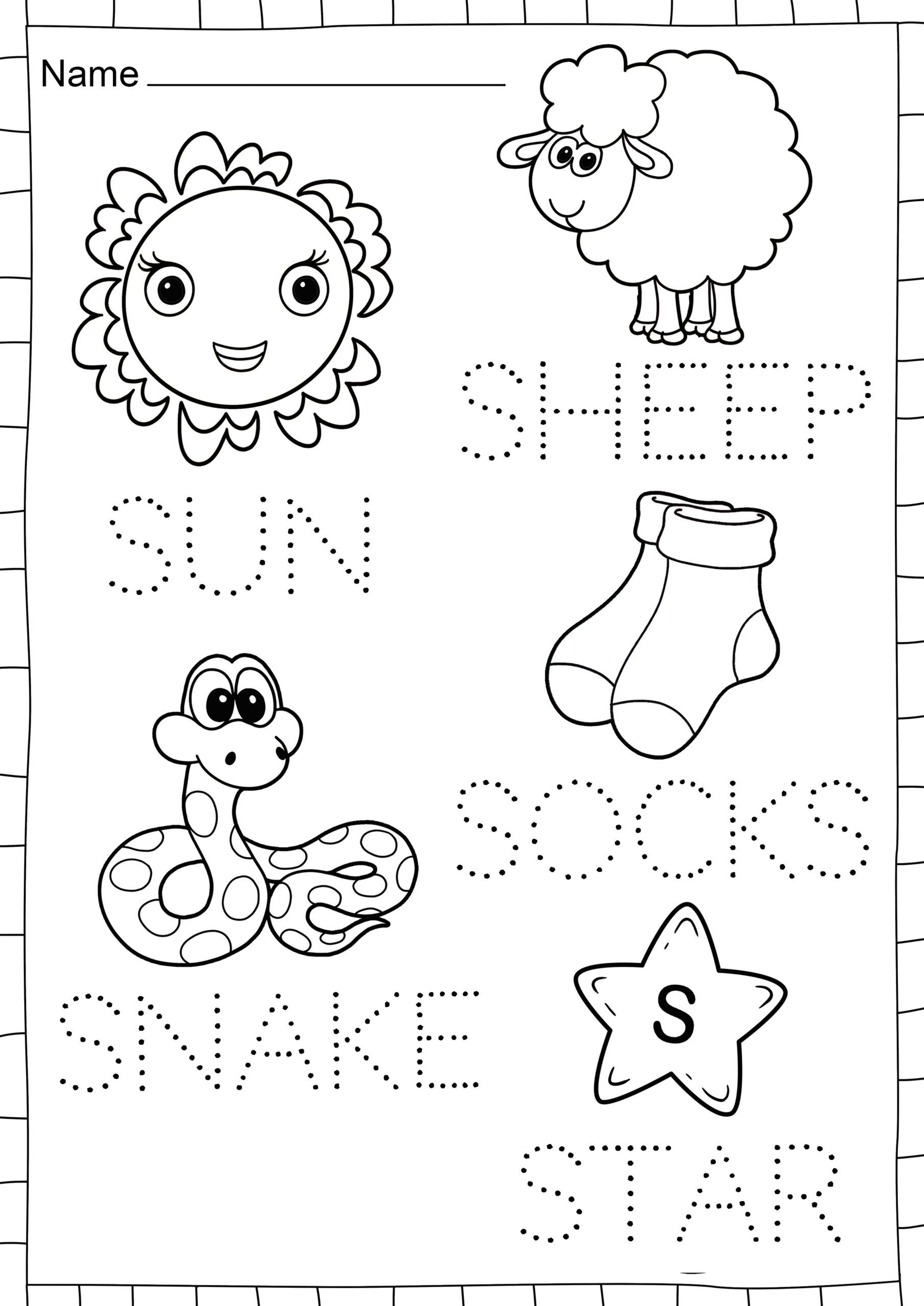 Printable Letter S Worksheets USE EDU PL