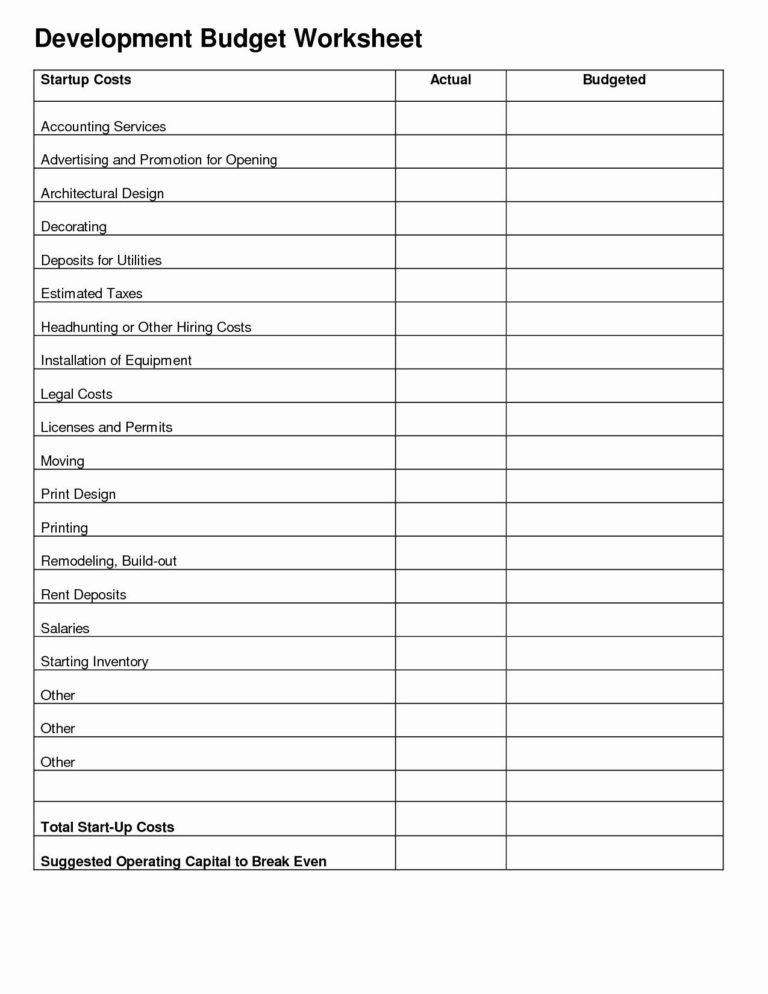 Printable Schedule C Worksheet Printable Schedule C Worksheet