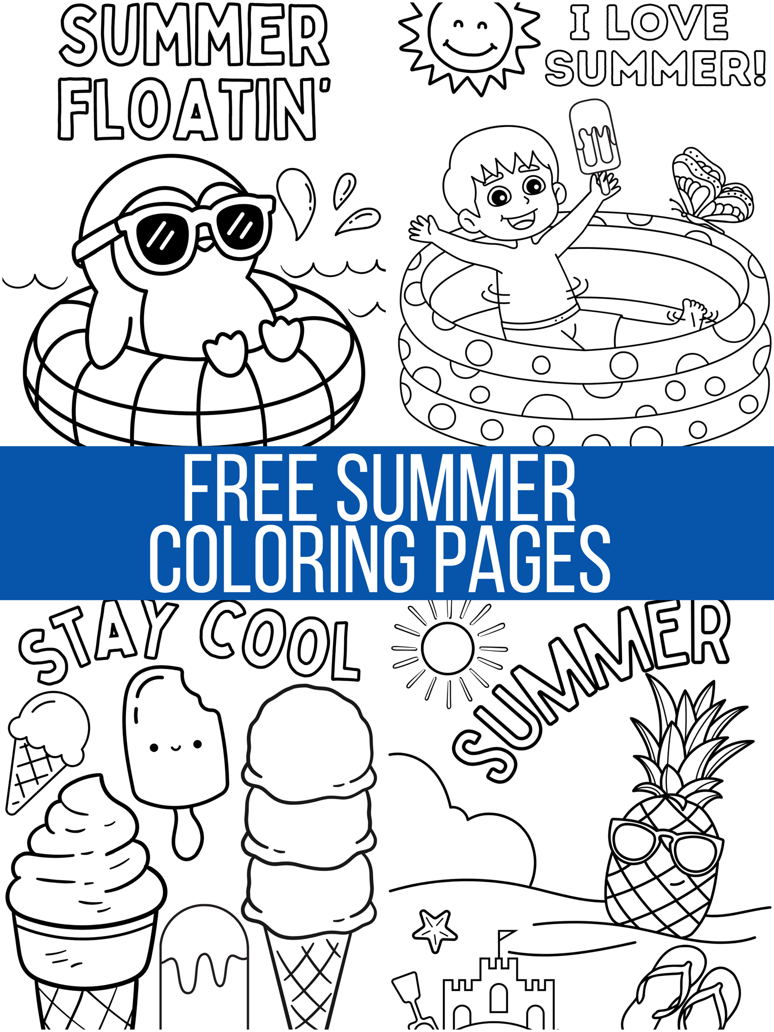 Printable Summer Coloring Pages Jenny Printable Printable Summer Coloring Pages Jenny Printable