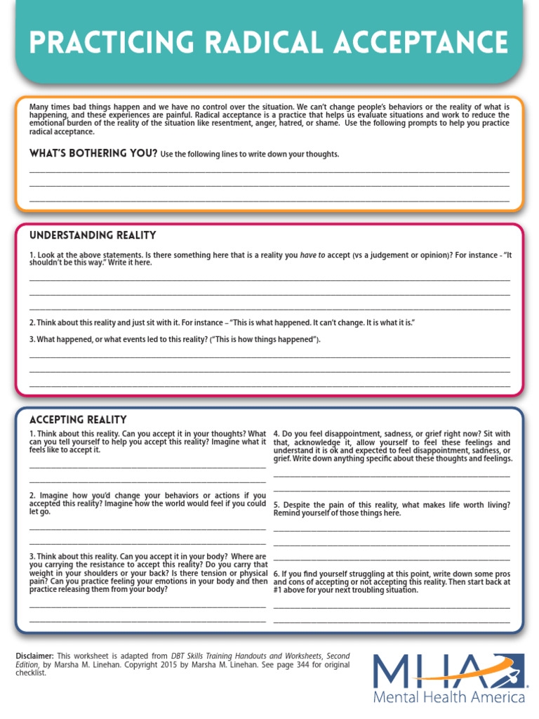 Radical Acceptance Coping Statements Worksheet Worksheets Library Radical Acceptance Coping Statements Worksheet Worksheets Library