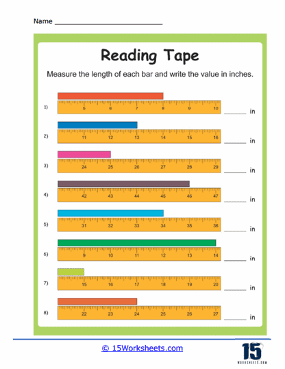 Reading Tape Measures Worksheets 15 Worksheets Worksheets Library Reading Tape Measures Worksheets 15 Worksheets Worksheets Library