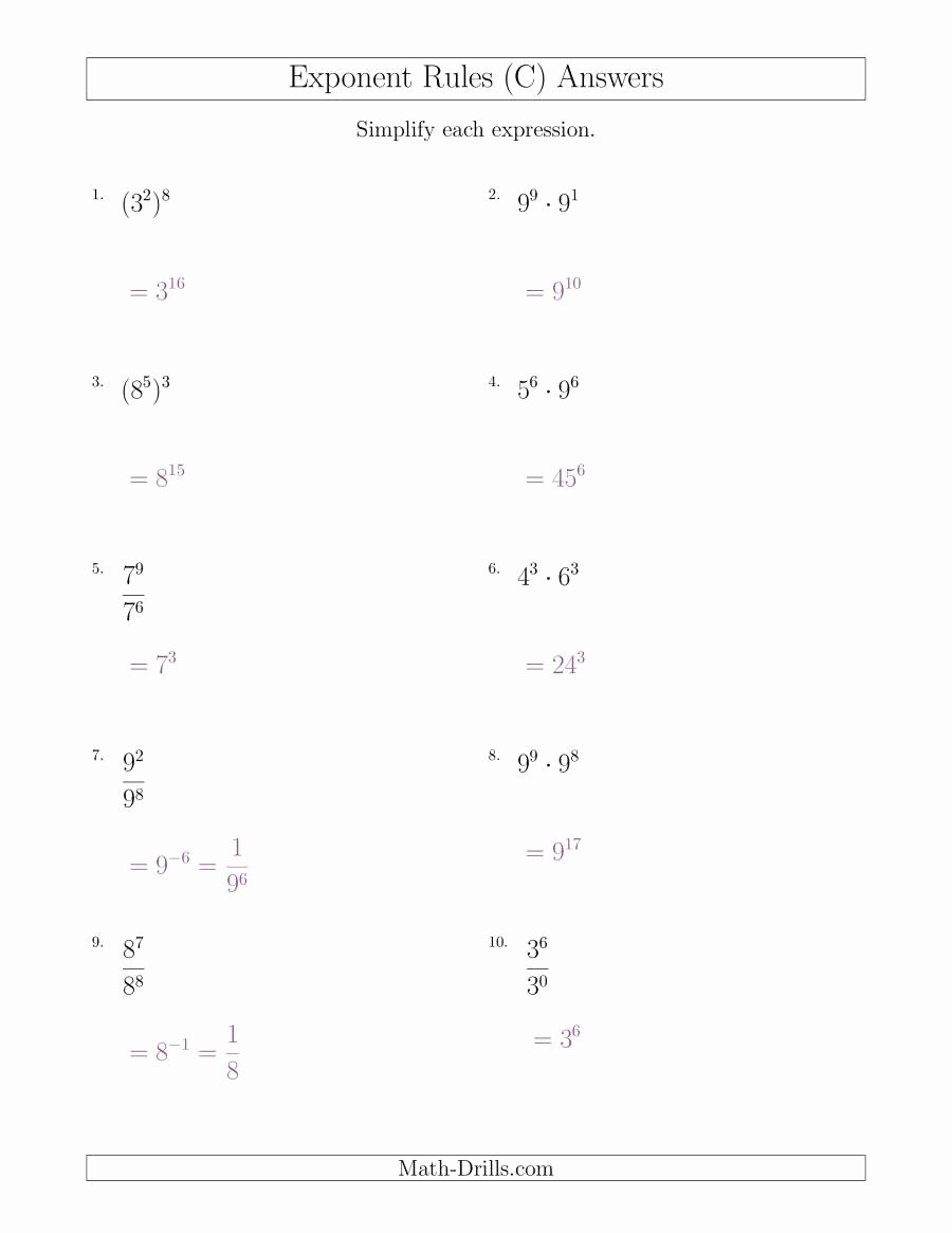 Rules Of Exponents Worksheet Pdf Beautiful Mixed Exponent Rules All Rules Of Exponents Worksheet Pdf Beautiful Mixed Exponent Rules All