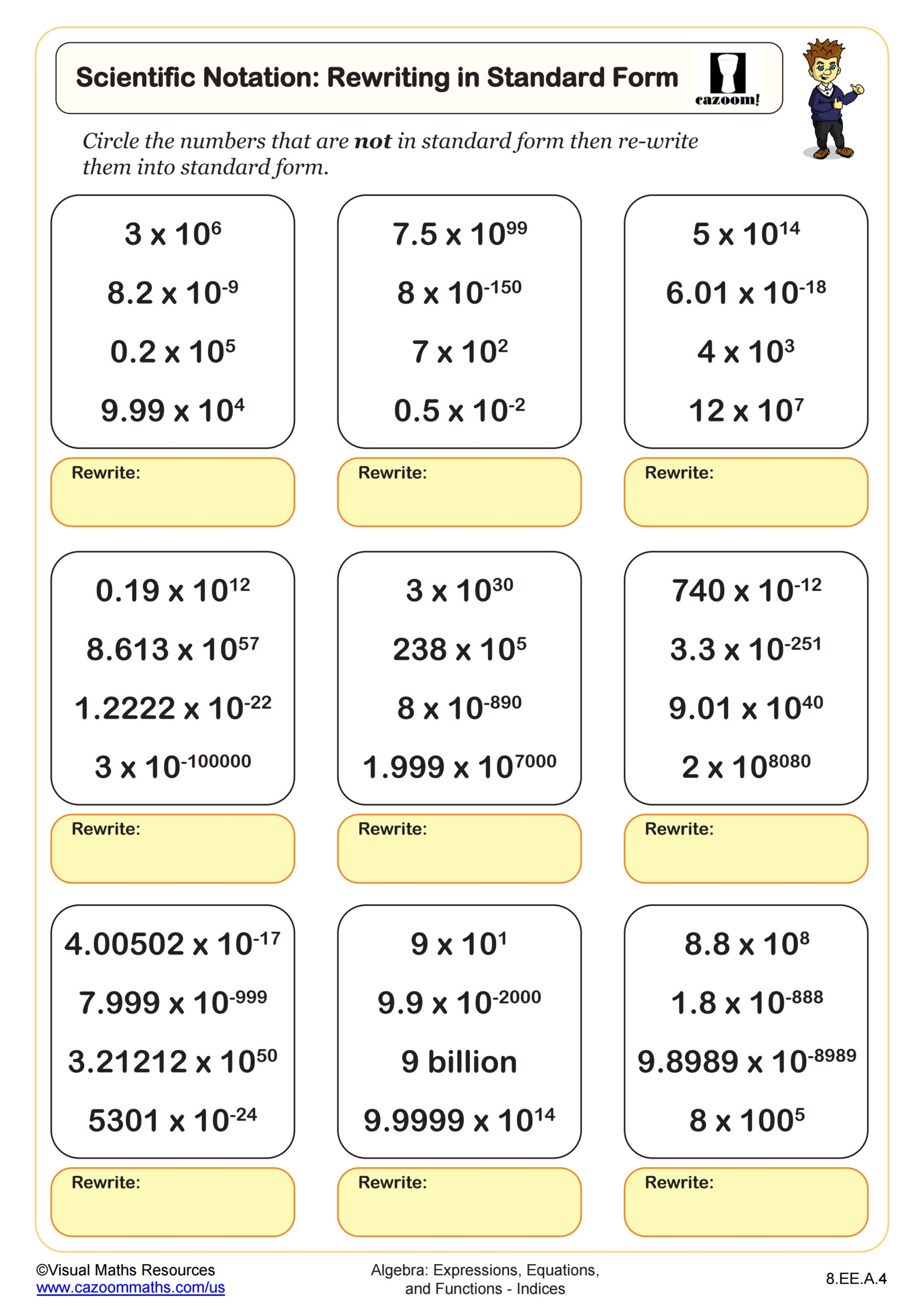 Scientific Notation Worksheets Math Monks Worksheets Library Scientific Notation Worksheets Math Monks Worksheets Library