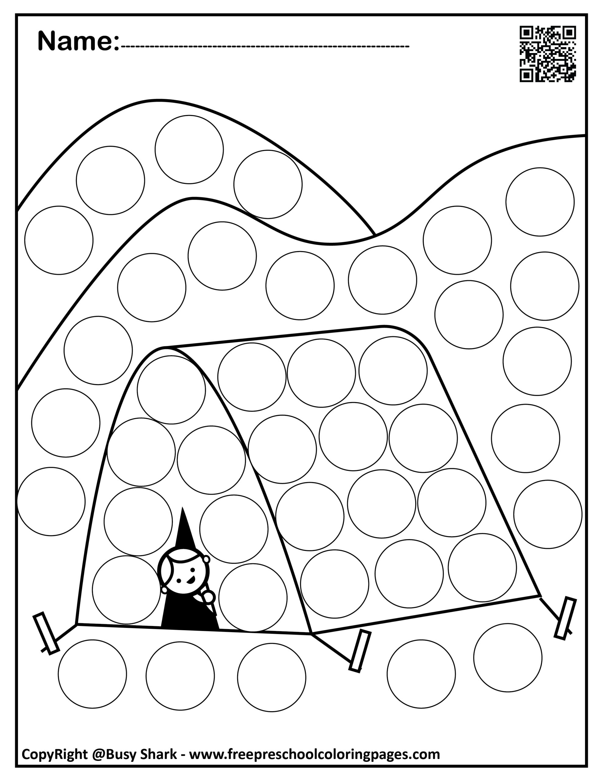 dot marker worksheets