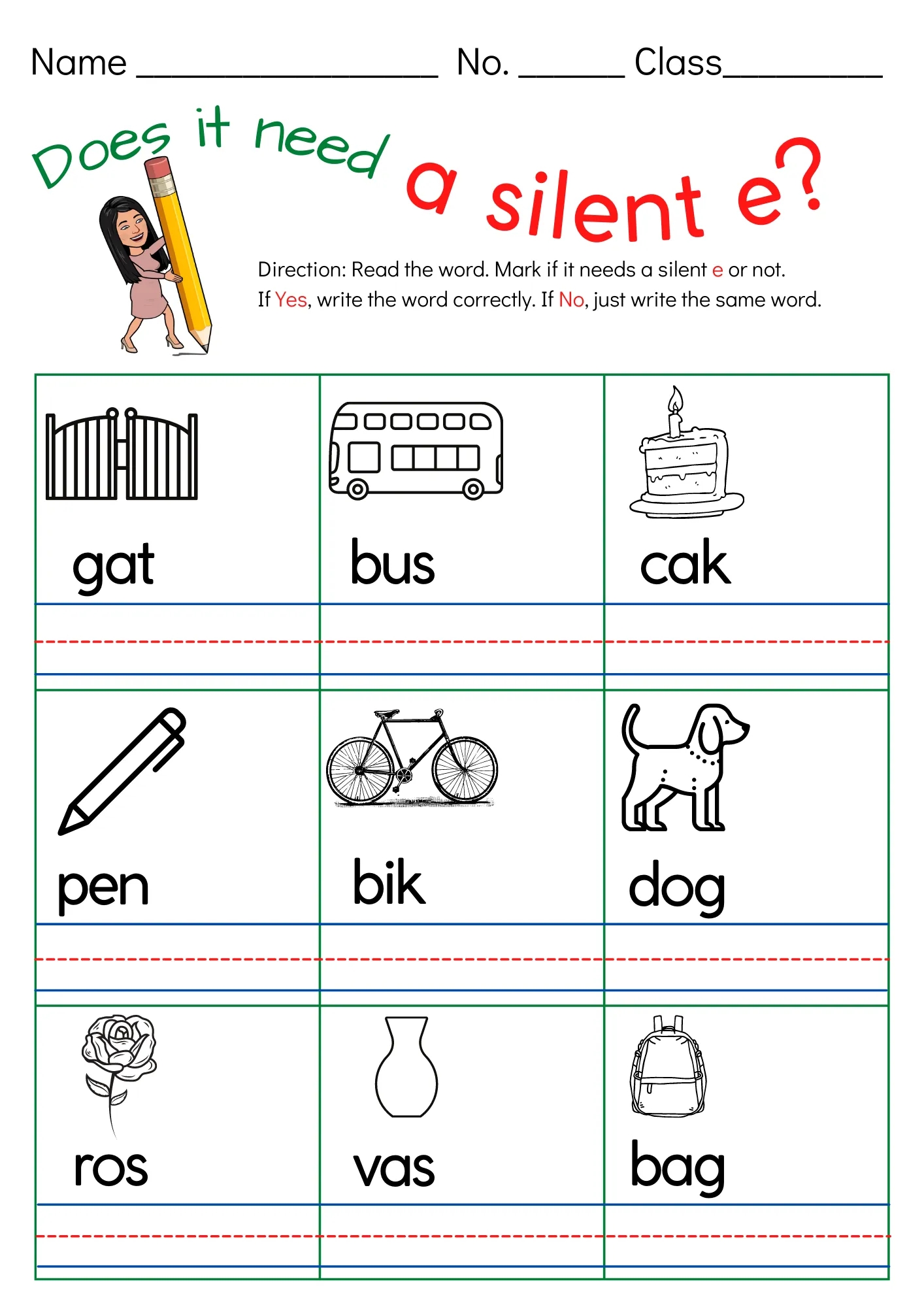 Silent E Maze Worksheet Free Printable PDF For Kids Worksheets Library Silent E Maze Worksheet Free Printable PDF For Kids Worksheets Library