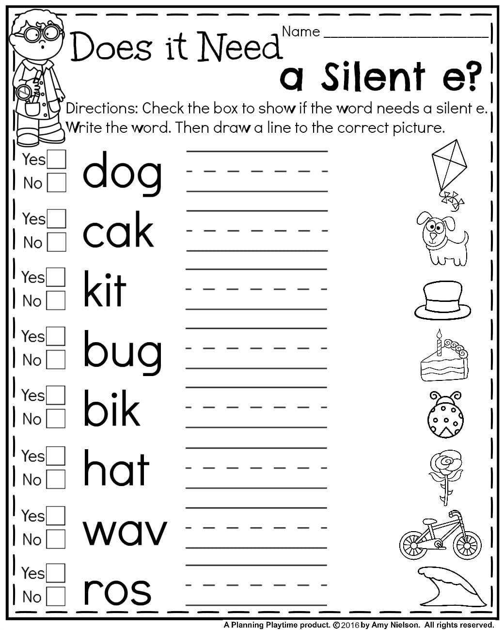 Silent E Worksheets Free Printable Worksheets For All Worksheets Samples Silent E Worksheets Free Printable Worksheets For All Worksheets Samples