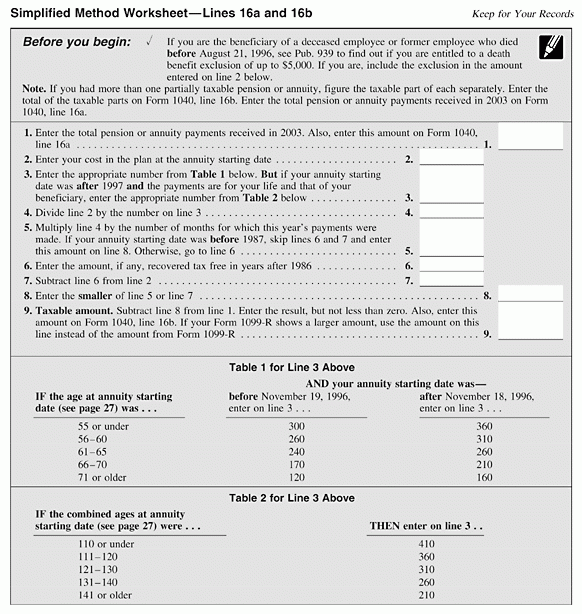 simplified method worksheet simplified method worksheet