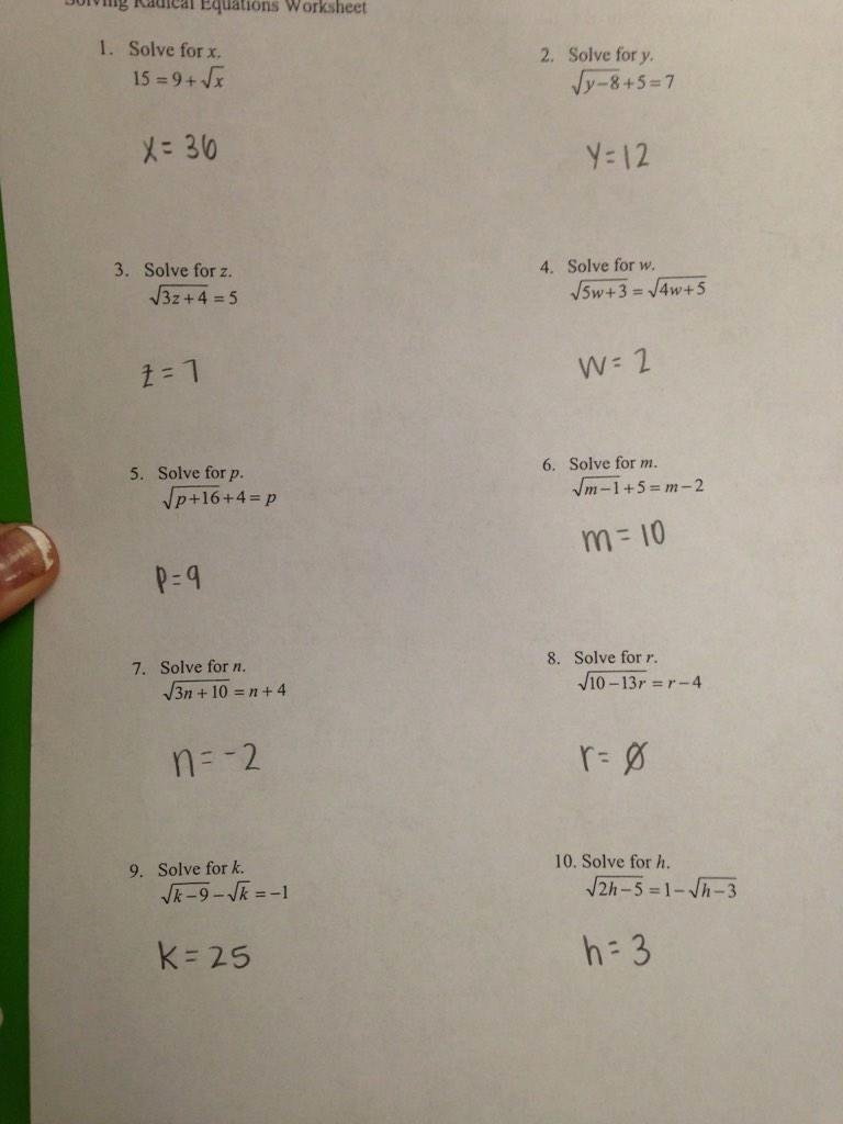 Solving Radical Equations Worksheet Beautiful Funstats On Twitter quot math 