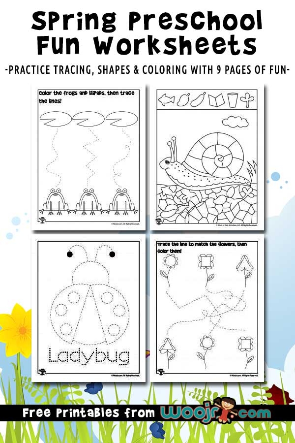 spring worksheets preschool spring worksheets preschool