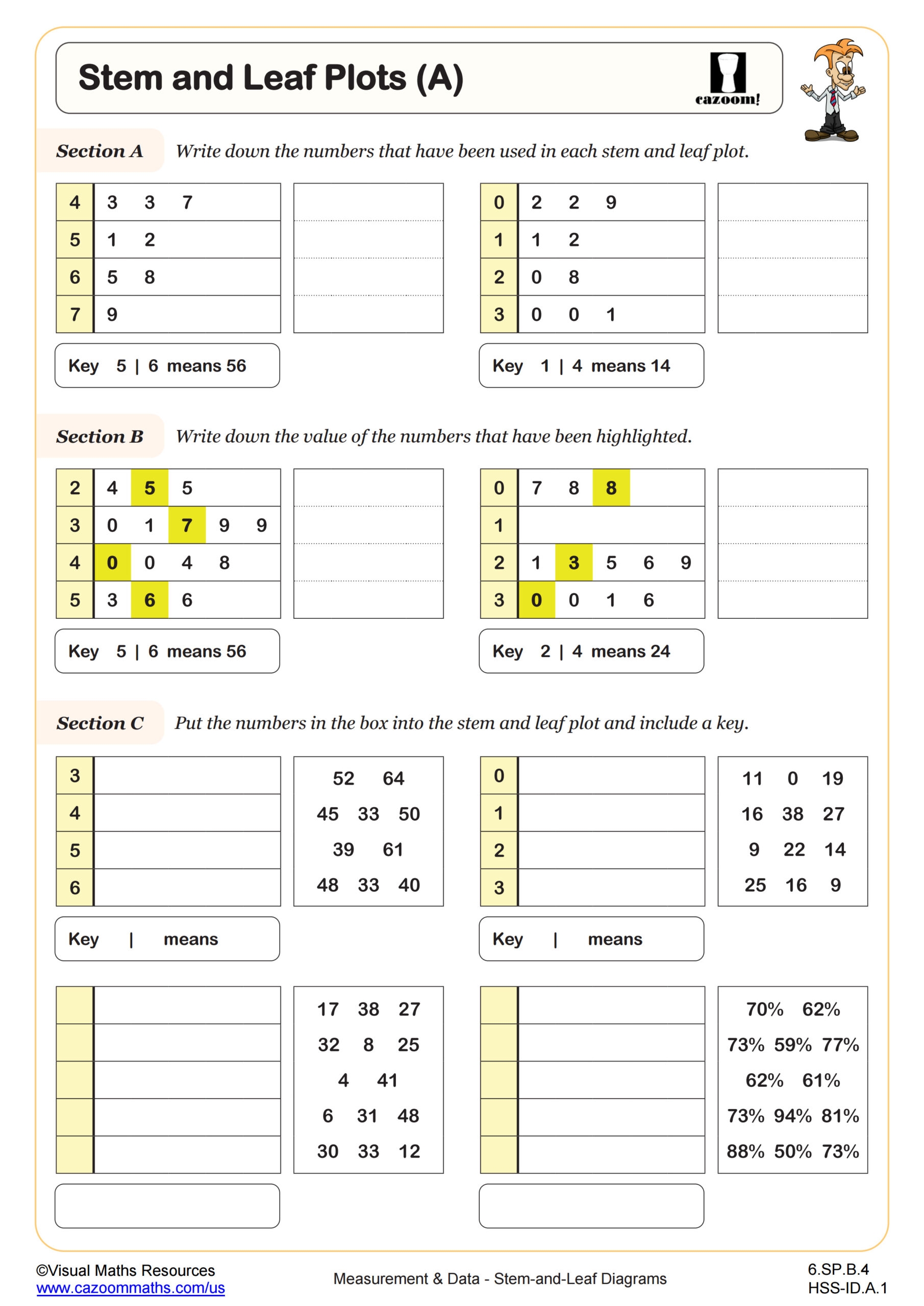 Stem And Leaf Plot Worksheets Worksheets Library Stem And Leaf Plot Worksheets Worksheets Library