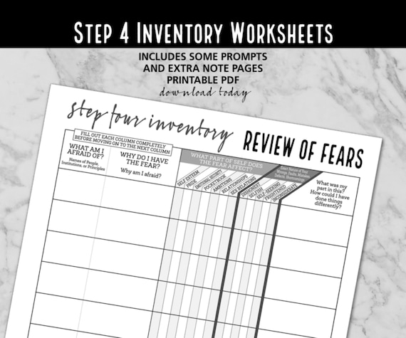 step 4 worksheets