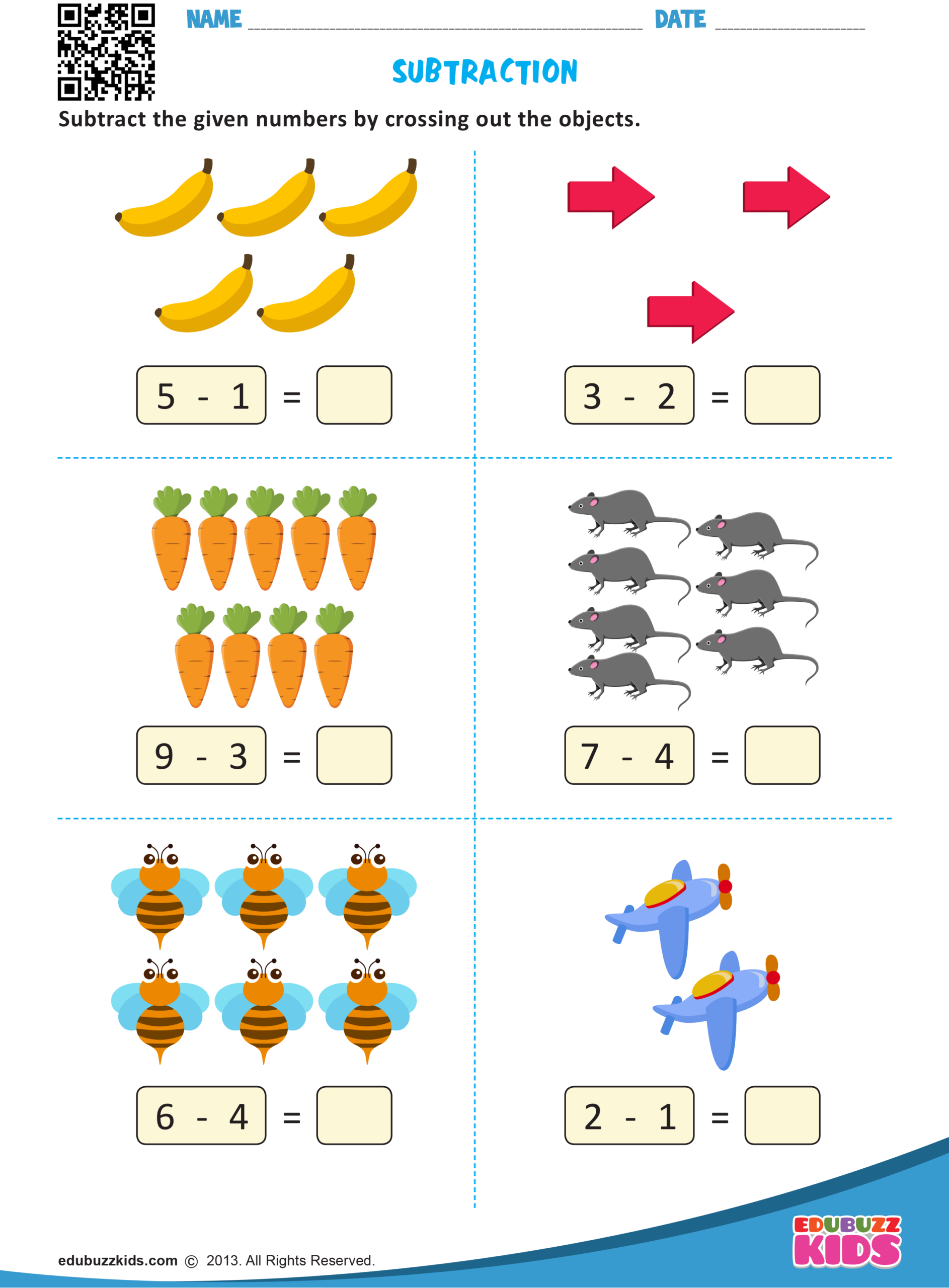 SUBTRACTION Subtraction Kindergarten Kindergarten Subtraction