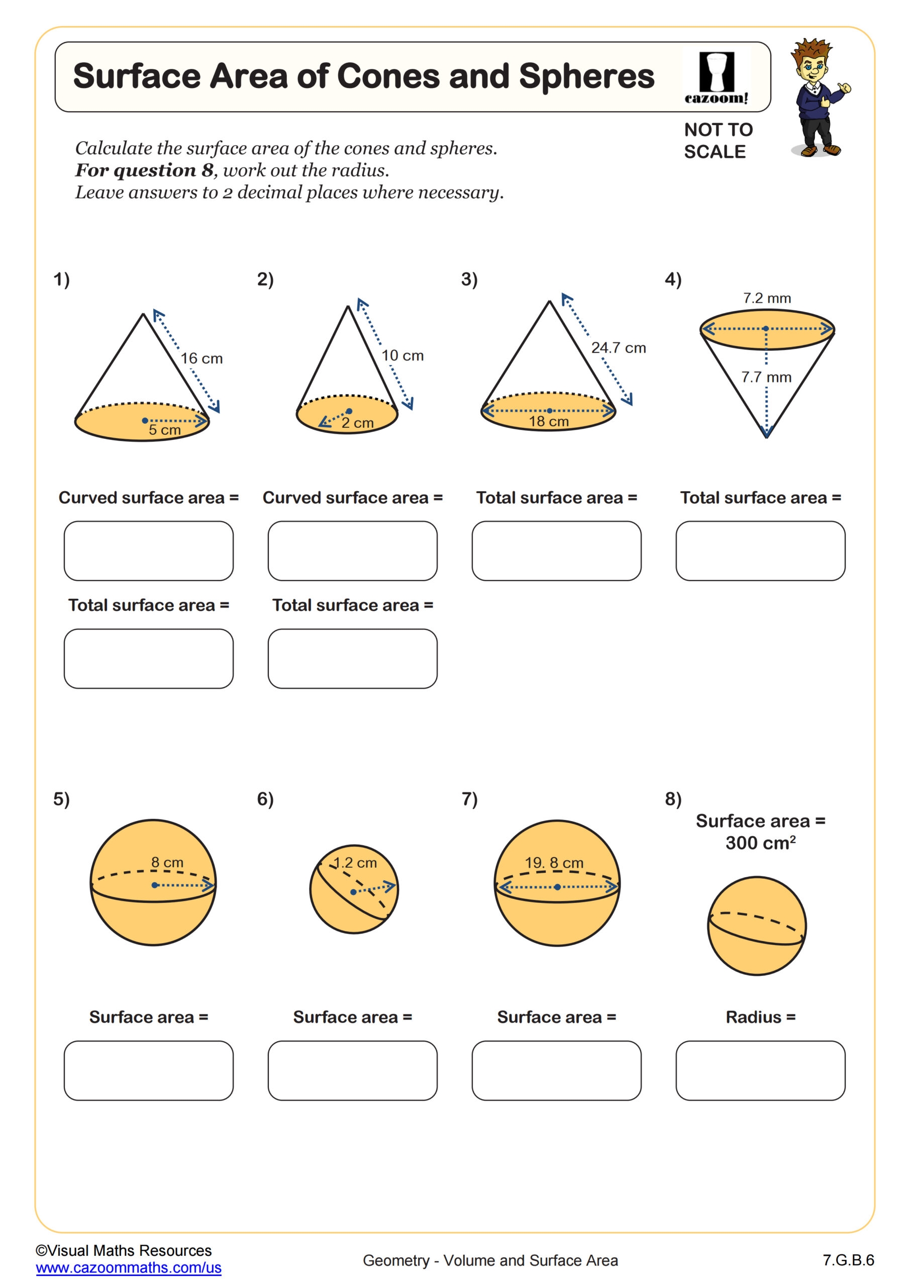 Surface Area Math Worksheets Surface Area Math Worksheets