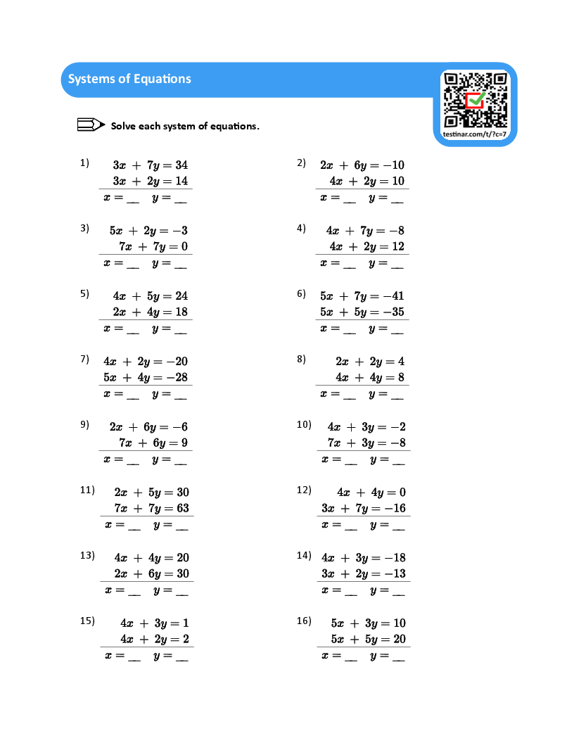 Systems Of Equations Worksheets Worksheets Library Systems Of Equations Worksheets Worksheets Library