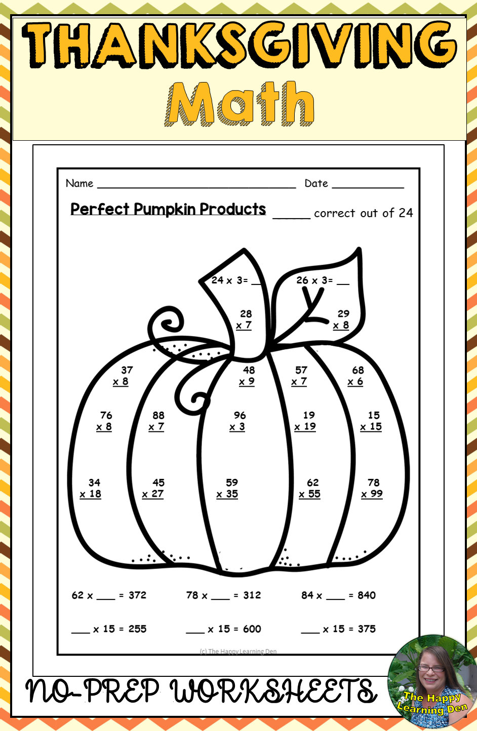 Thanksgiving Math Worksheets Thanksgiving Math Worksheets