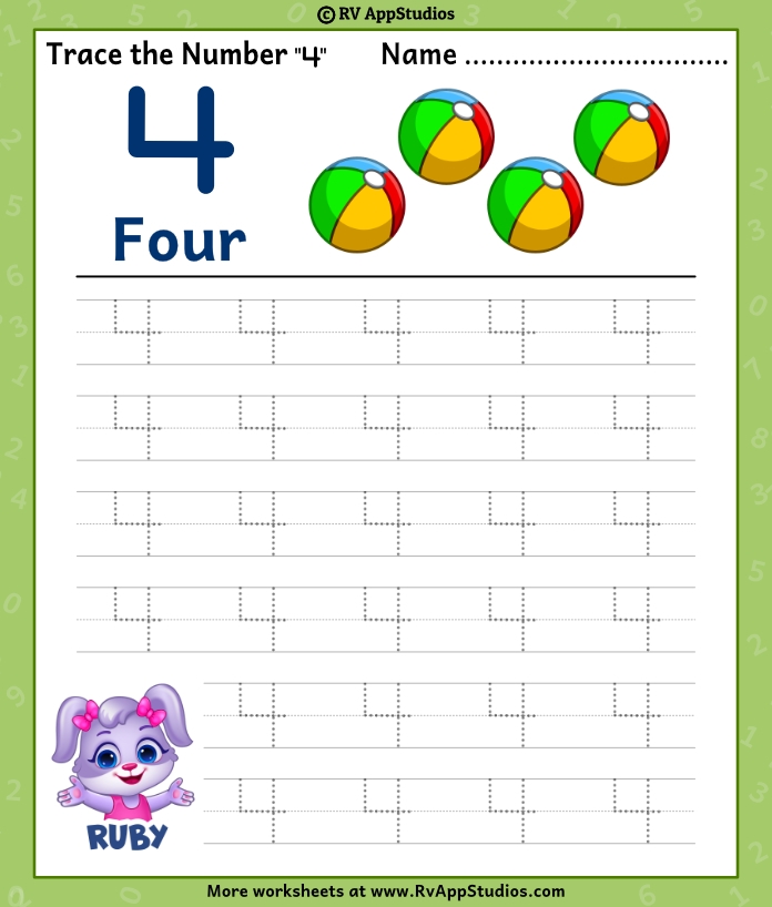 The Number 4 Worksheet Number Words Worksheet Part 4 The Number 4 Worksheet Number Words Worksheet Part 4