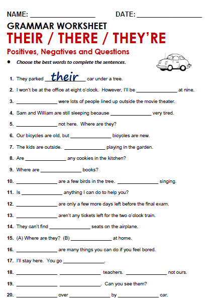 there they're their worksheet there they're their worksheet