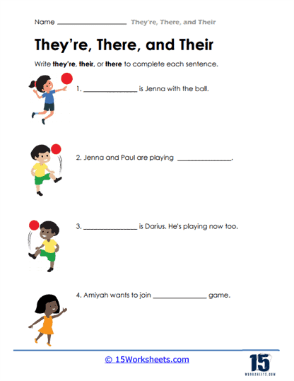 worksheet there their they're worksheet there their they're