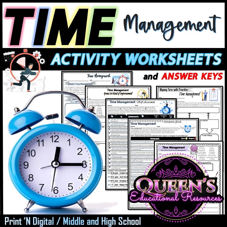 time management worksheets time management worksheets