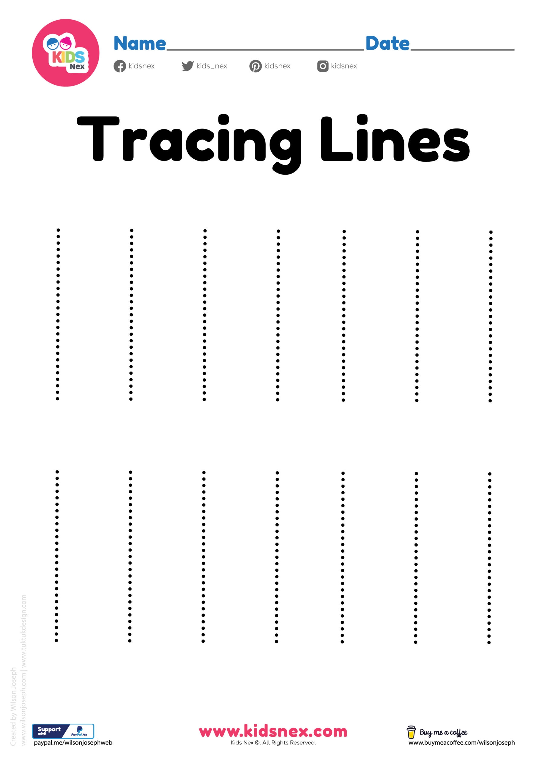 trace lines worksheet trace lines worksheet
