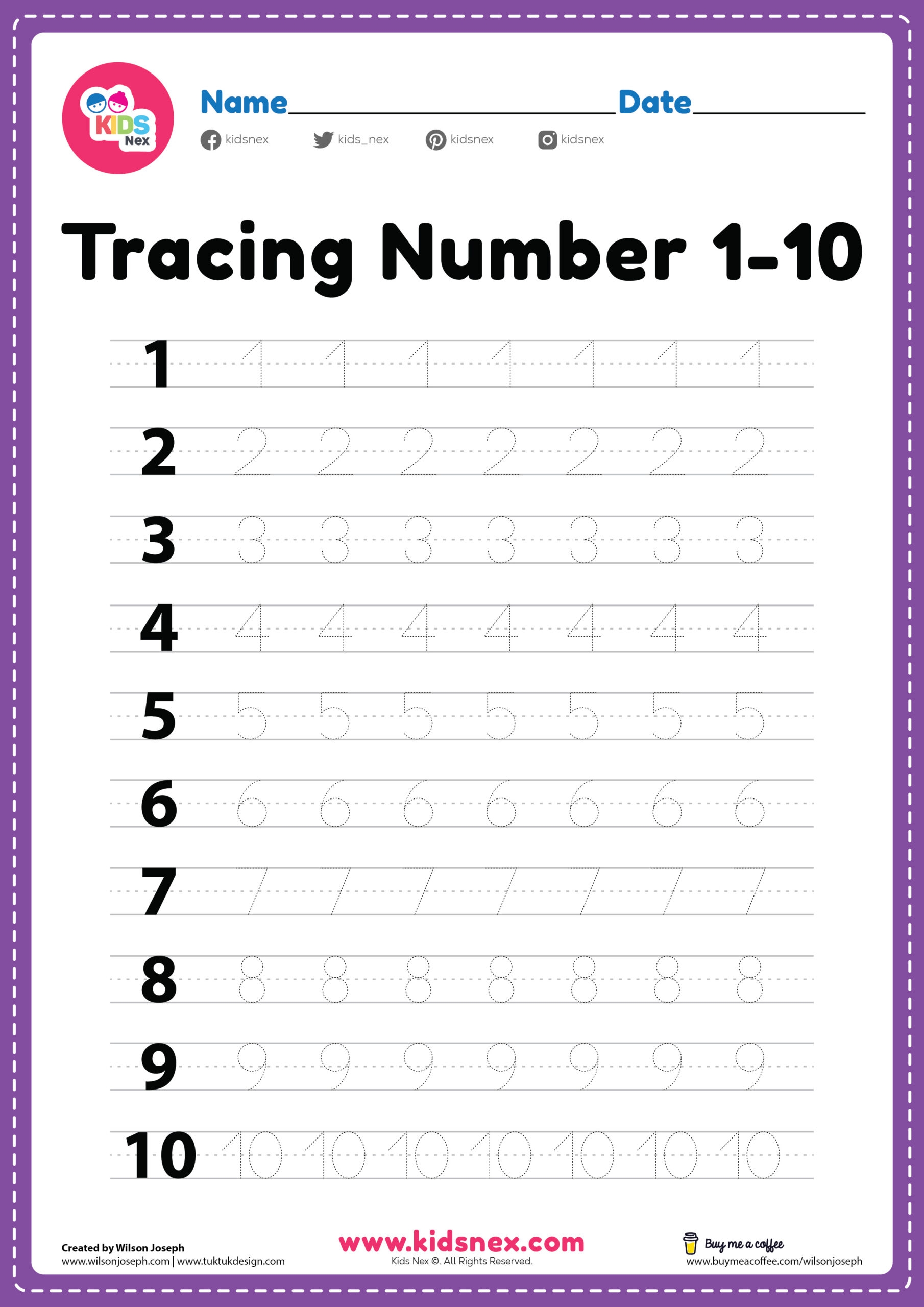 trace numbers worksheet trace numbers worksheet