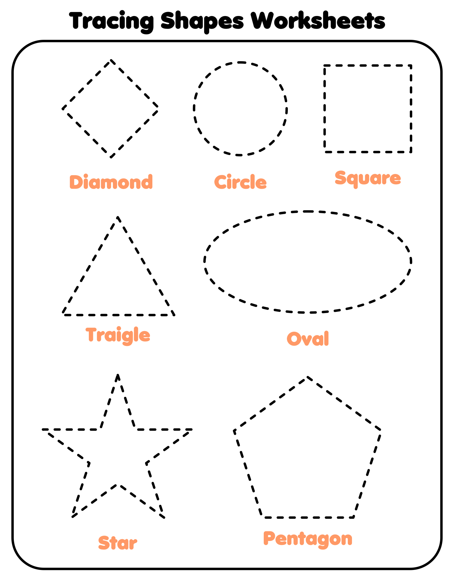 Tracing The Shapes Tracing The Shapes
