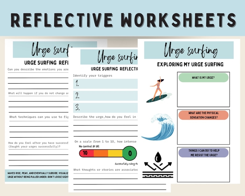 urge surfing worksheet